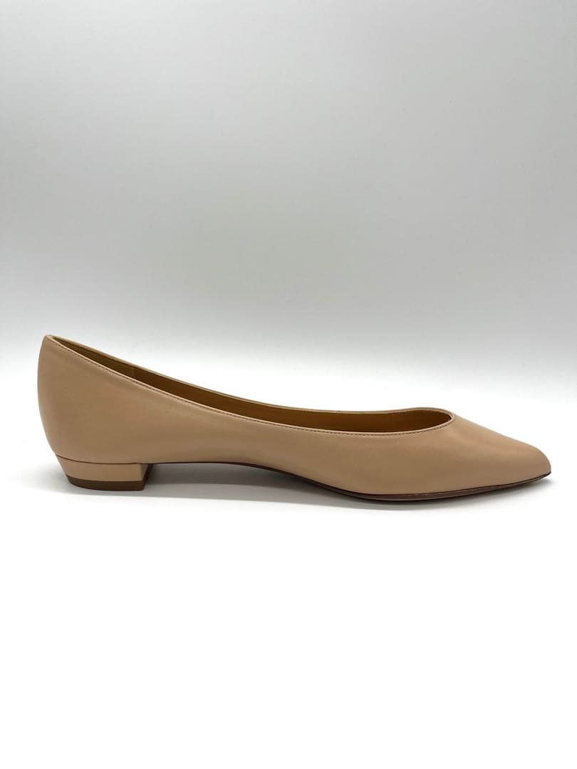 【新品未使用】Francesco Russo フラット ベージュ 36 1/2