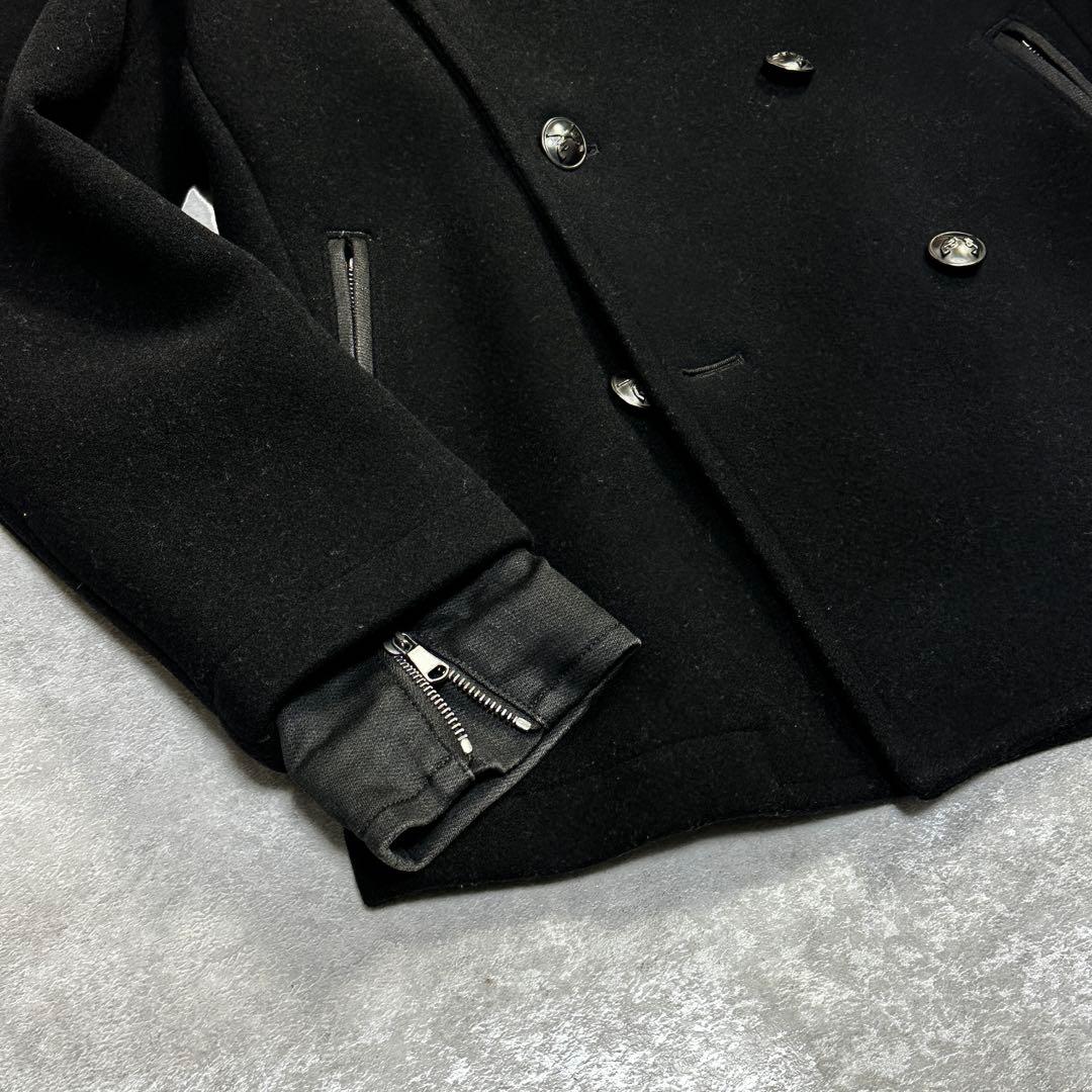 roar ロアー Pコート スワロフスキー 2丁拳銃 ウール クロスガン M