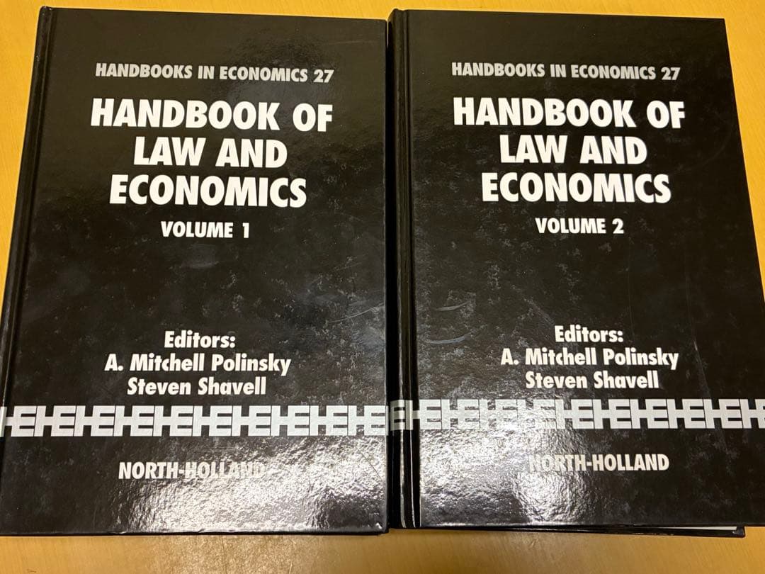 洋書 Handbook of Law and Economics Vol.1 & 2