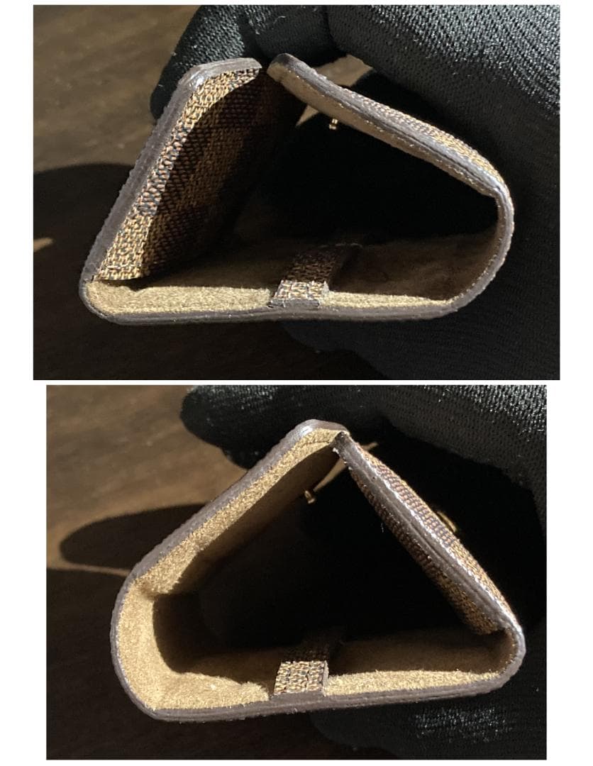 ルイヴィトン ブトン ドゥ マンシェット カフス 925 ダミエケース