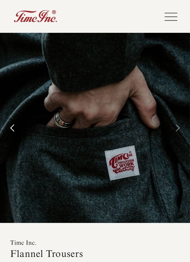 C*ア様 Timc Inc. FlannelセットアップM