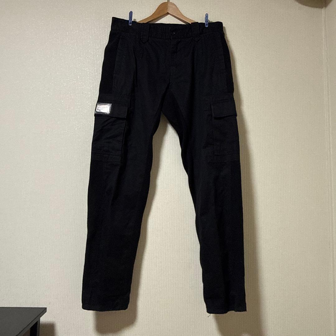 00s D&G ニット切替 カーゴパンツ ブラック アーカイブ