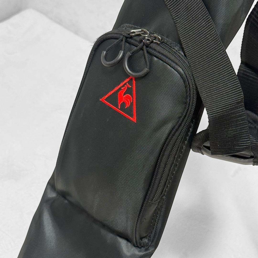 【2in1】黒 le coq sportif ゴルフ キャディバッグ