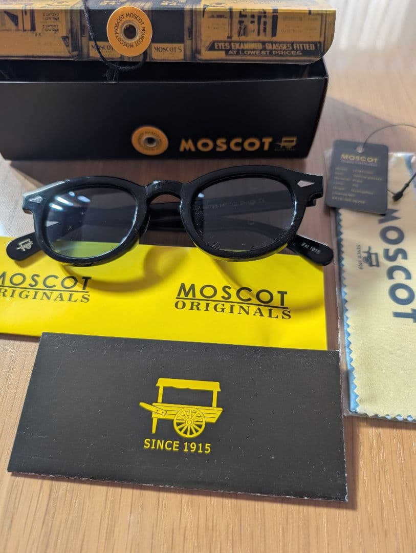 モスコットレムトッシュ　ジョン・レノン跳ね上げサングラス　セット販売