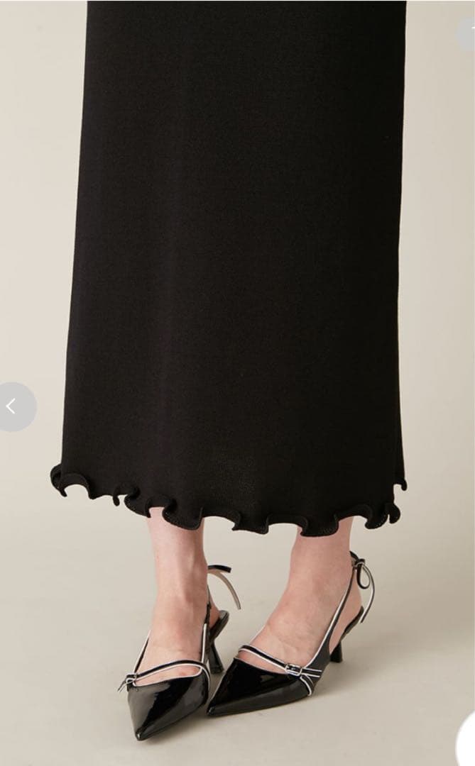 LILY BROWN（リリー ブラウン） スイセンモチーフニットワンピース