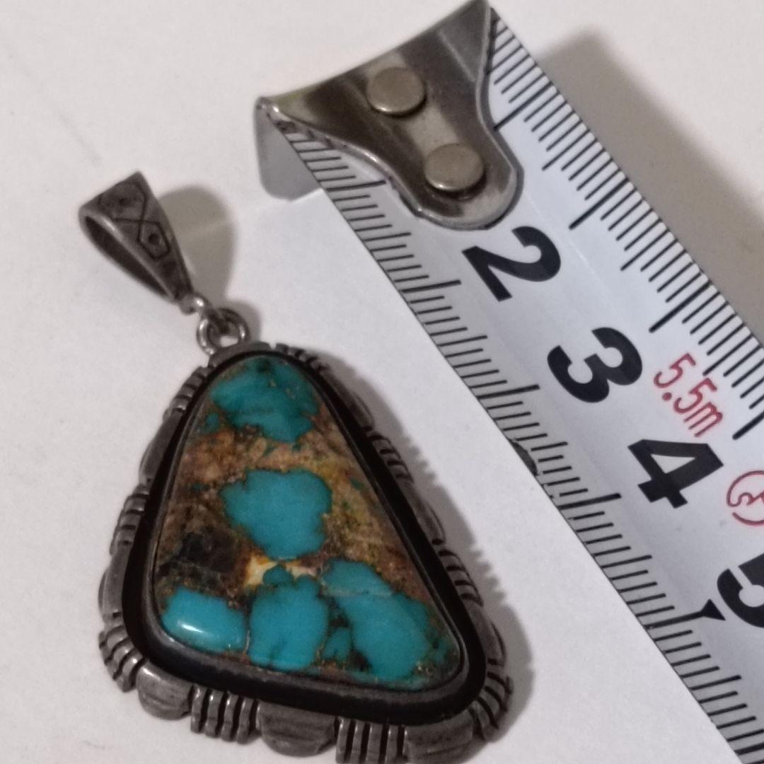 NAVAJO ナバホ RCC シルバー ターコイズ ネックレス ペンダント