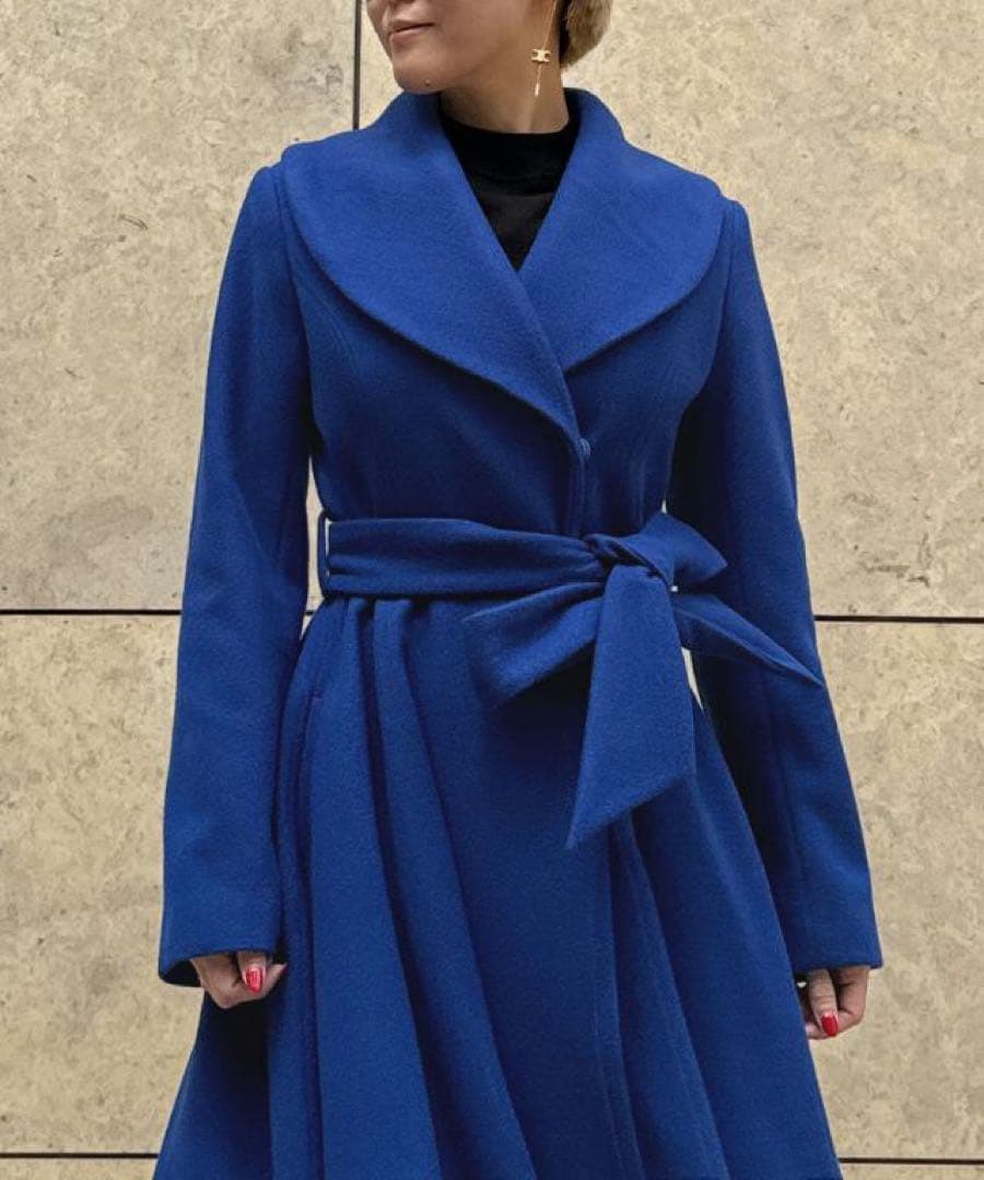 新品未使用タグ付き♡人気完売商品♡日本製JENNEウールドレスコート♡ジェンヌ