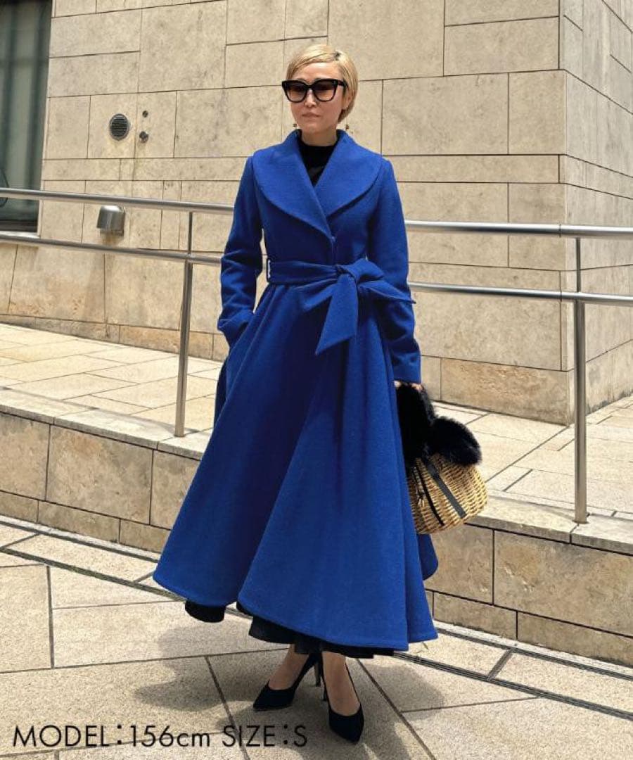 新品未使用タグ付き♡人気完売商品♡日本製JENNEウールドレスコート♡ジェンヌ