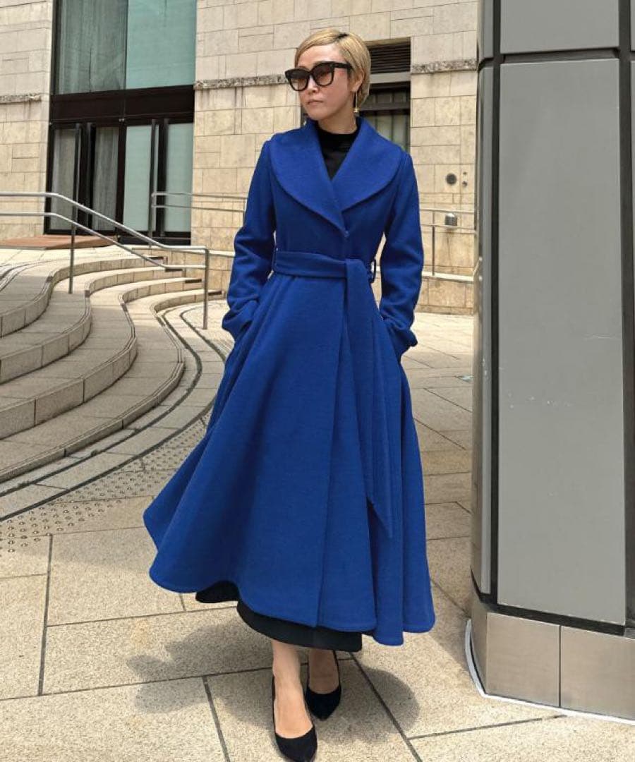 新品未使用タグ付き♡人気完売商品♡日本製JENNEウールドレスコート♡ジェンヌ