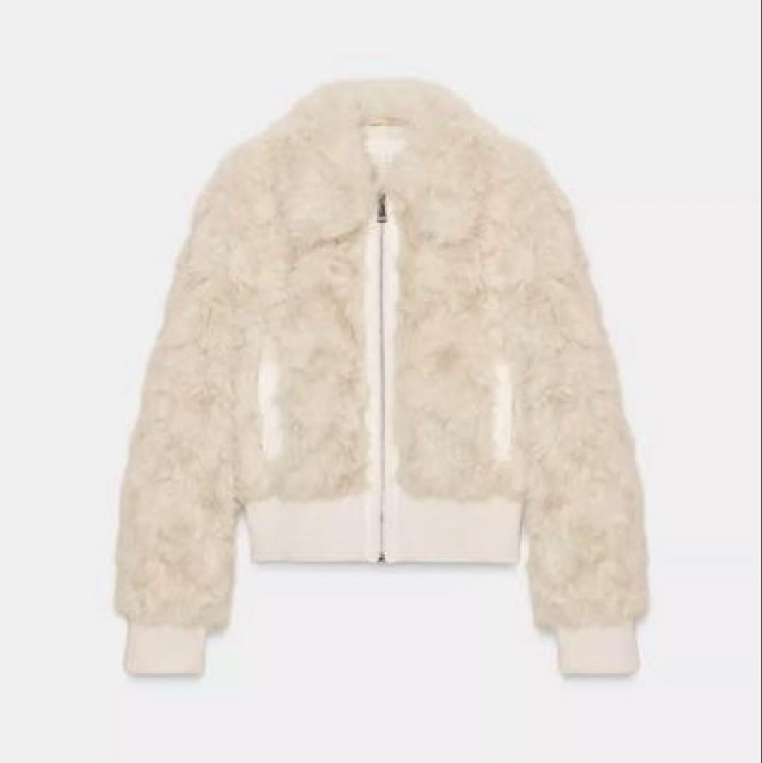 【新品未使用】♡ZARA♡ フェイクファーボンバージャケット Sサイズ