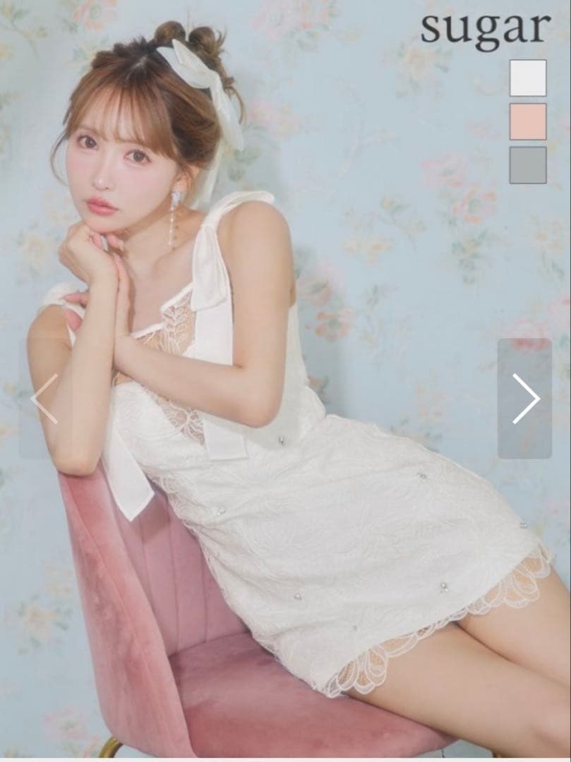 ★完売商品★ローブドフルール　ドレス　ホワイト