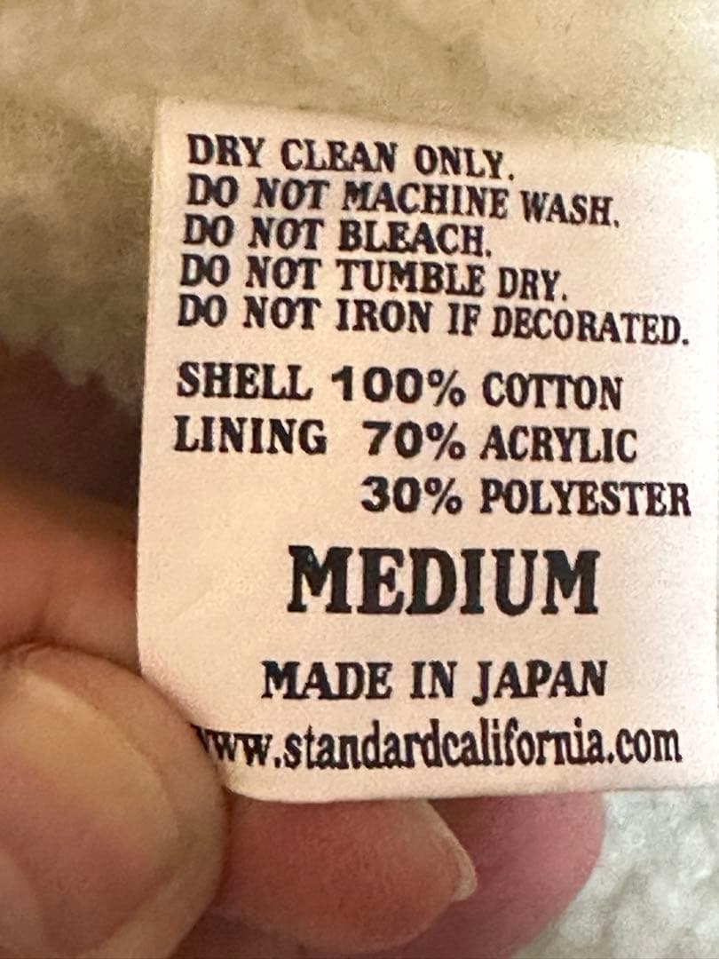 STANDARD CALIFORNIA ランチジャケット ボア rats