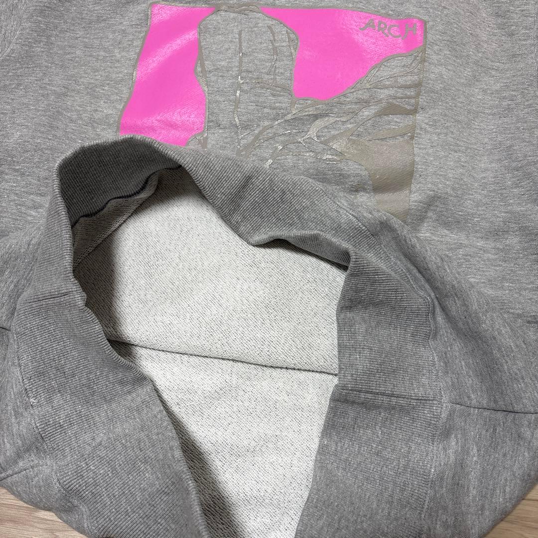 A-PLANTS ARCH グラフィックプリント パーカー グレー