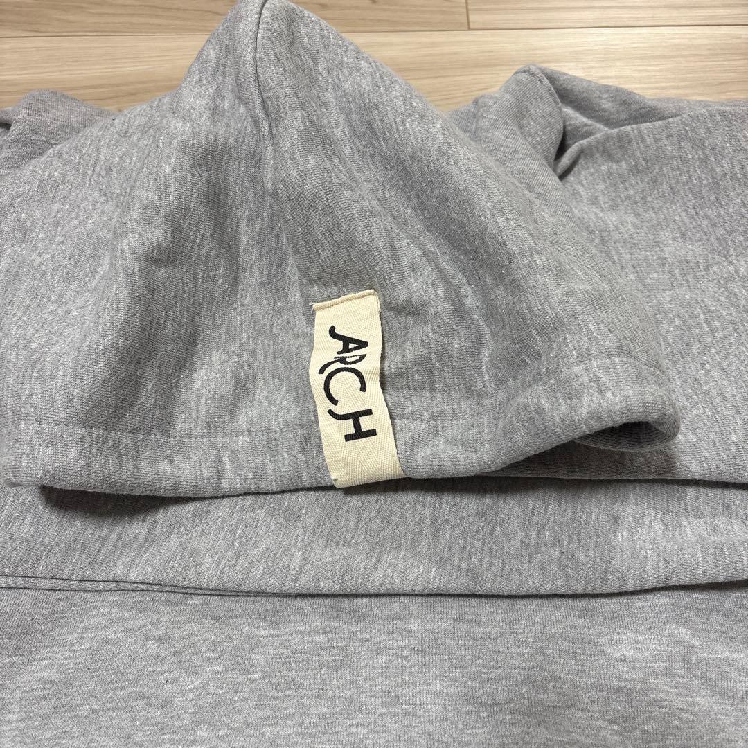 A-PLANTS ARCH グラフィックプリント パーカー グレー