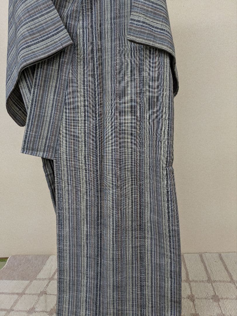 専用です！！　　　新品未使用　ゆったりめ　紬小紋ストライプ