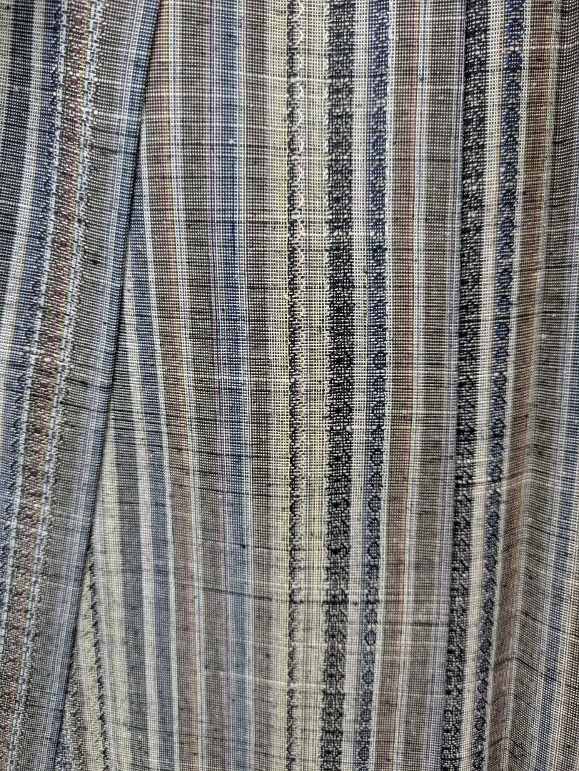 専用です！！　　　新品未使用　ゆったりめ　紬小紋ストライプ