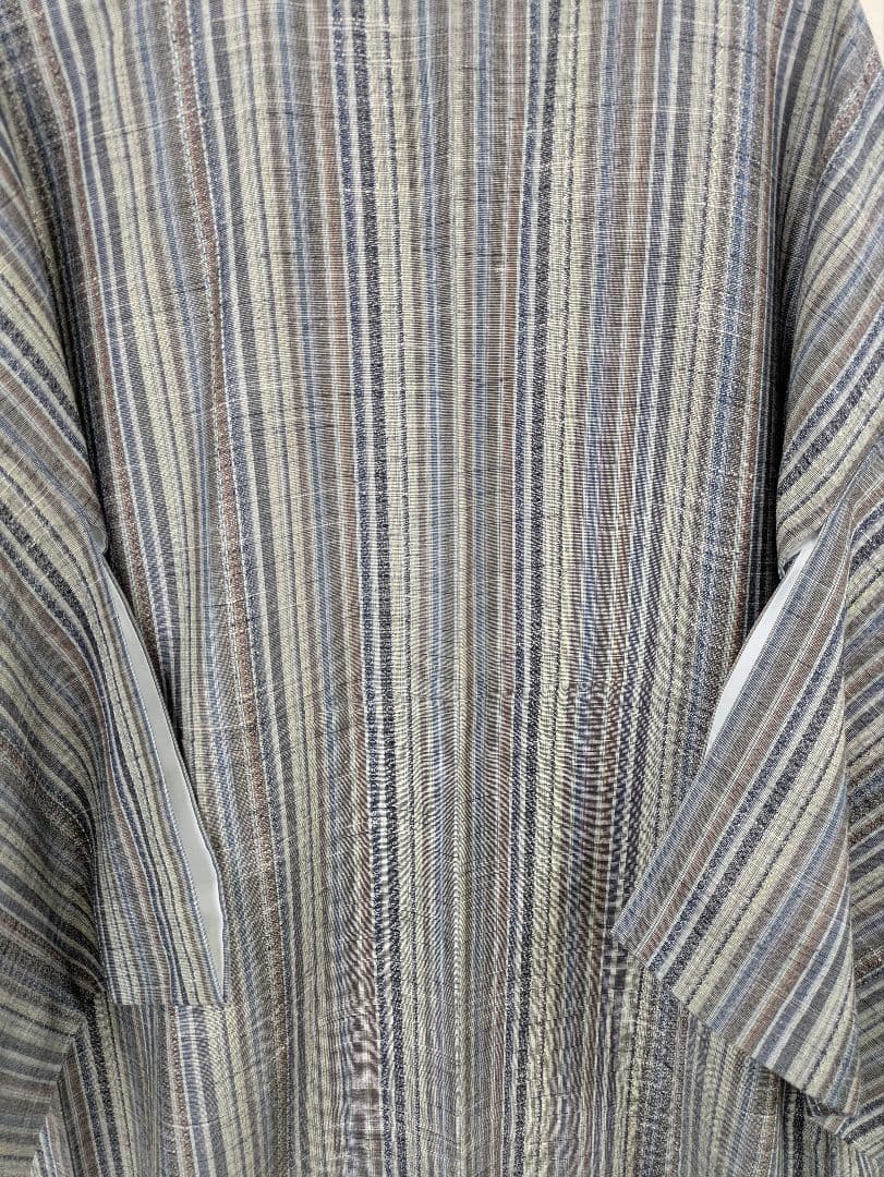 専用です！！　　　新品未使用　ゆったりめ　紬小紋ストライプ