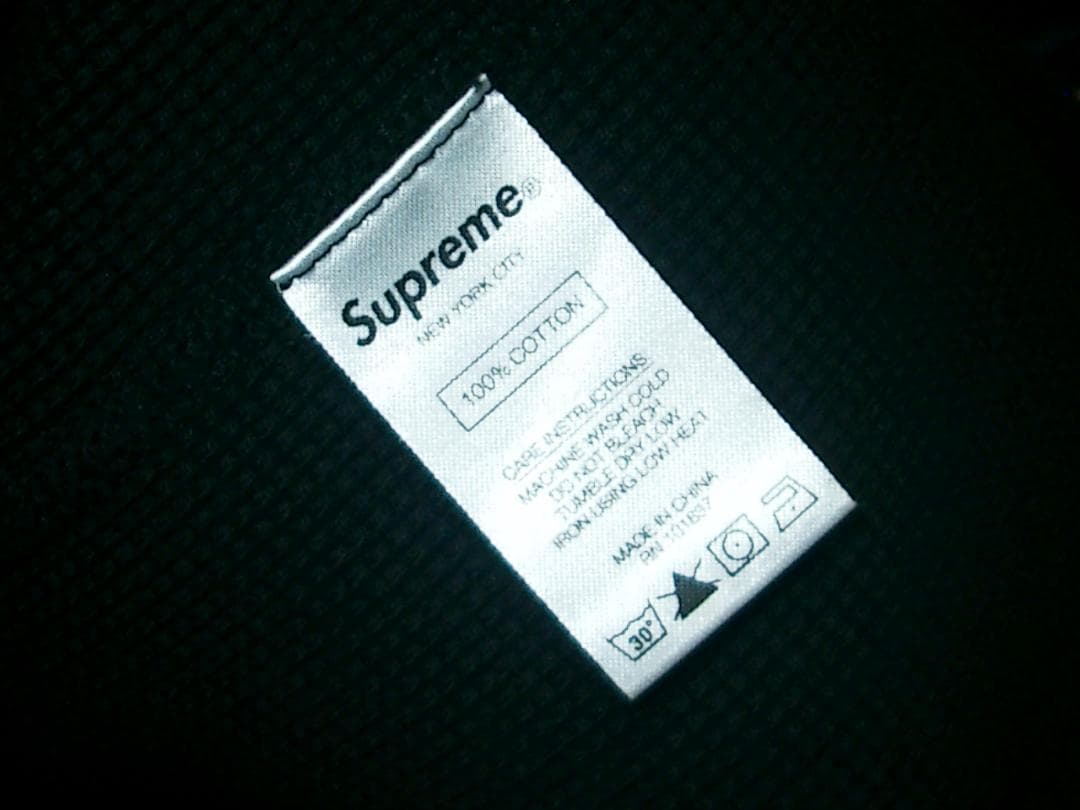 Sサイズ 19AW Supreme Bow Waffle Thermal