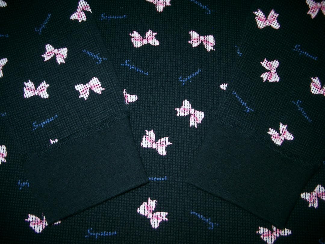 Sサイズ 19AW Supreme Bow Waffle Thermal
