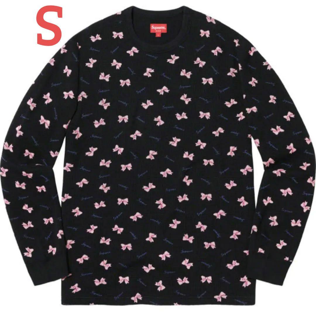 Sサイズ 19AW Supreme Bow Waffle Thermal