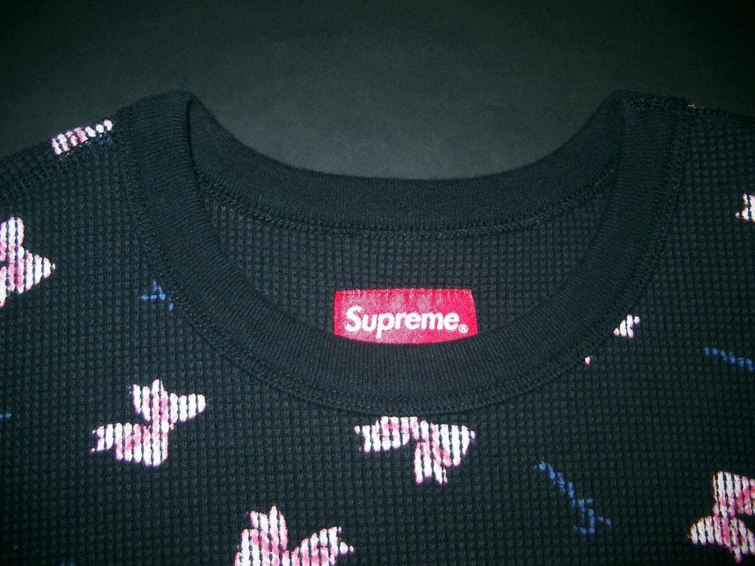 Sサイズ 19AW Supreme Bow Waffle Thermal