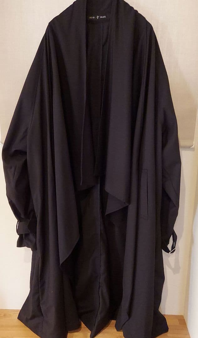 ほぼ未使用【NO ID.】ドレープショールラップBIGガウン コート