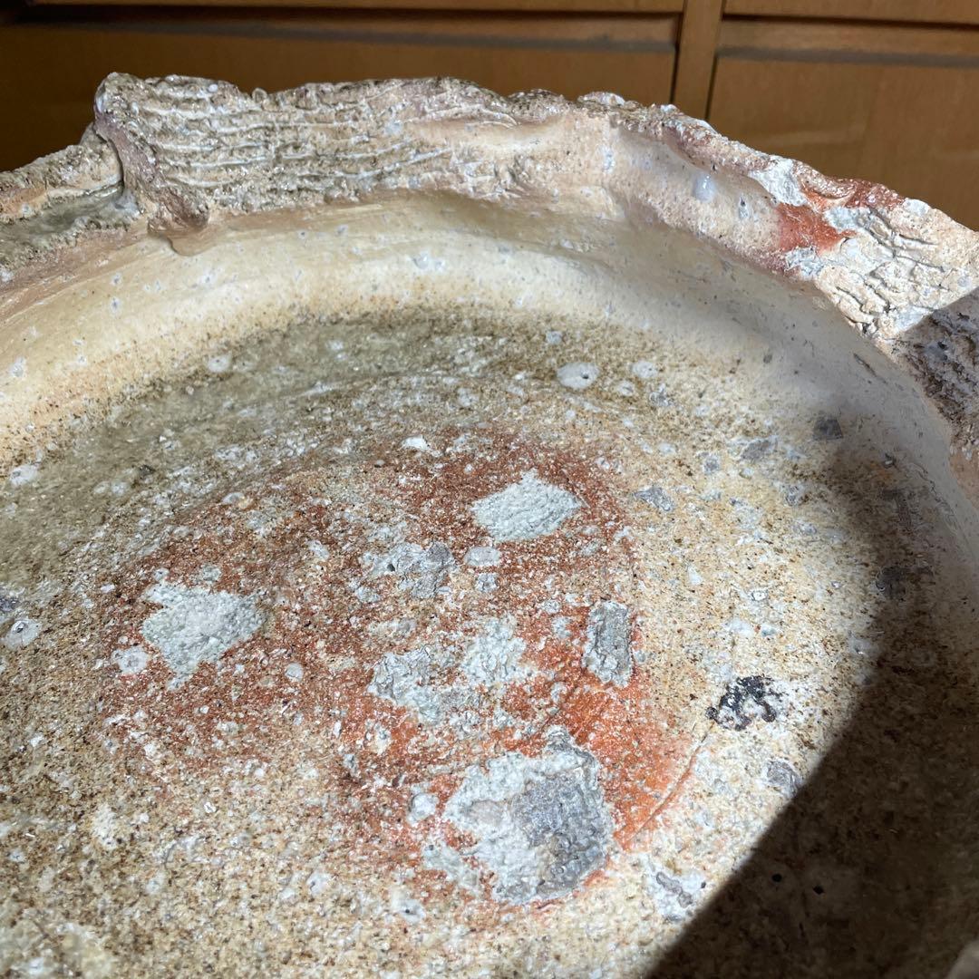 寺垣外窯　杉本貞光　信楽水盤　大鉢　箱なし