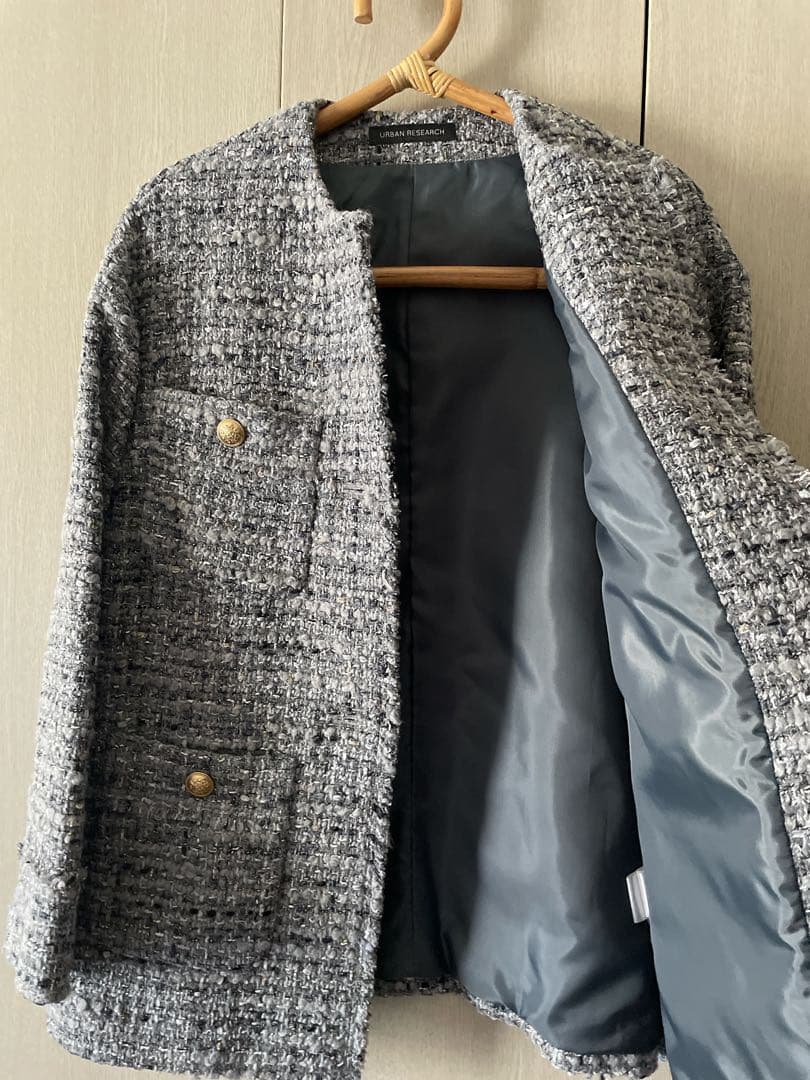 URBAN RESEARCH◉着用一度のみ◉GIOLICAラメツイードジャケット