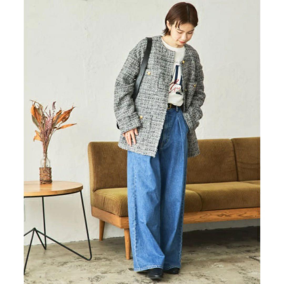 URBAN RESEARCH◉着用一度のみ◉GIOLICAラメツイードジャケット