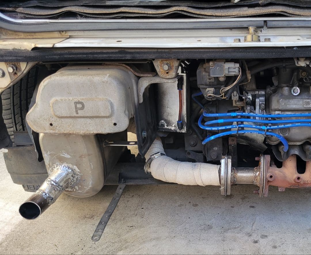 値下!げ！！サンバーKV3 ステンマフラー