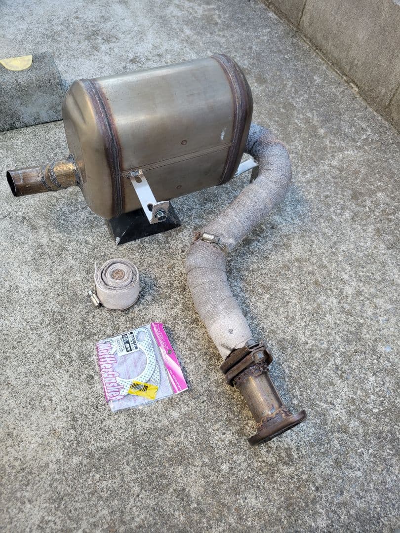 値下!げ！！サンバーKV3 ステンマフラー