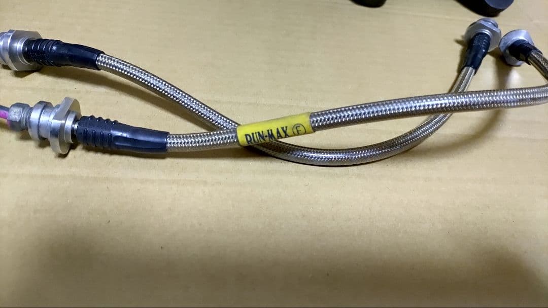 s15シルビア　フロントブレーキキャリパー、ローター、ブレーキメッシュホース