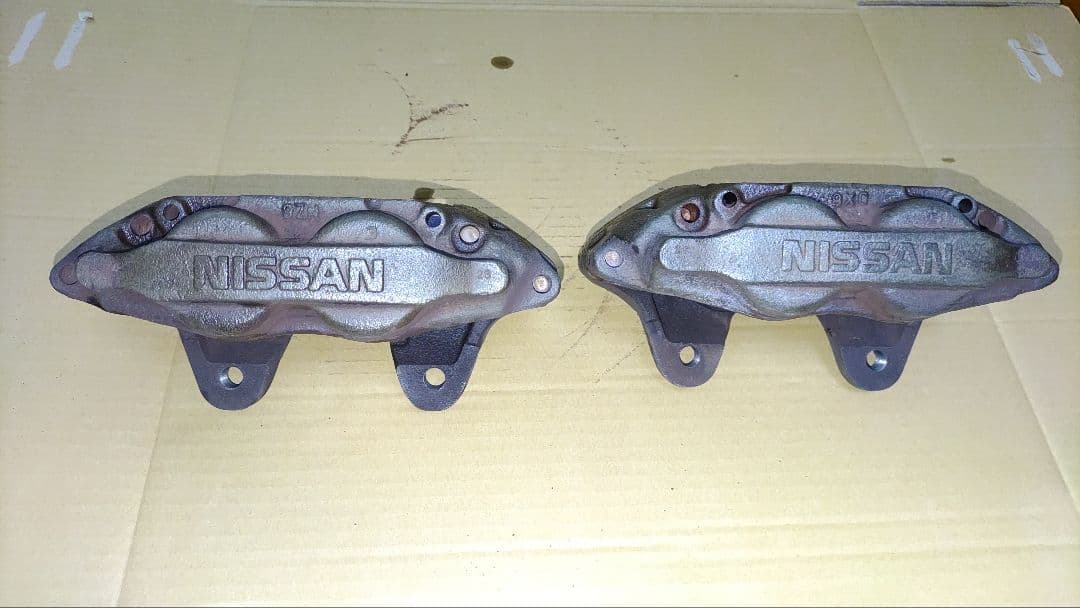 s15シルビア　フロントブレーキキャリパー、ローター、ブレーキメッシュホース