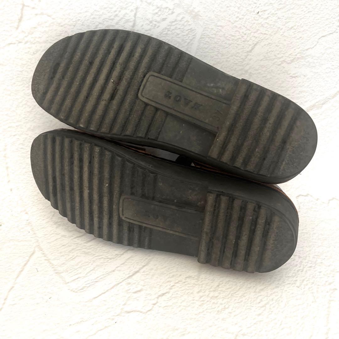 NAOTO ナオト オルガ レザーコンフォートシューズ ブラウン 37