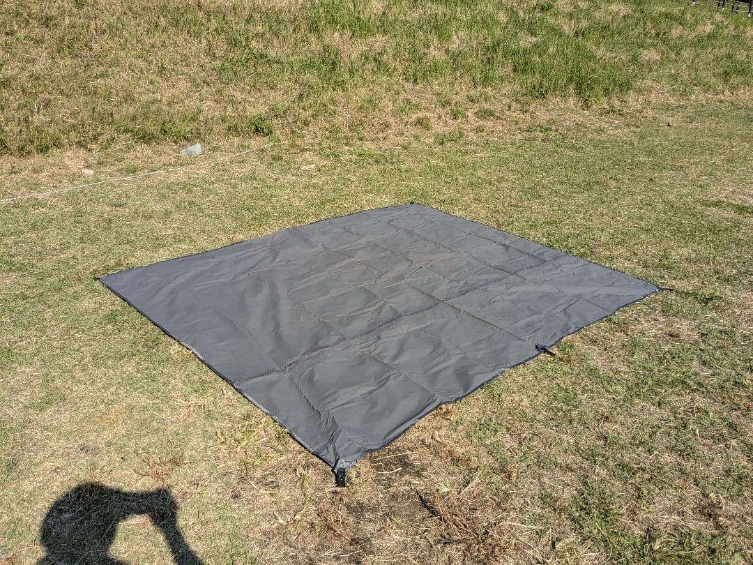 【美品】glamcamp　ツーポールロッジテント　TC素材　グランドシート付き