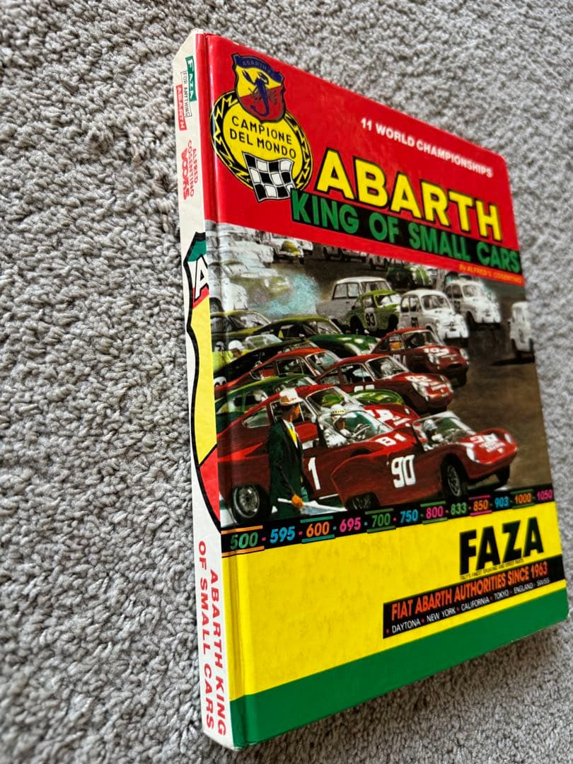 アバルト 洋書 KING OF SMALL CARS 1985 ABARTH