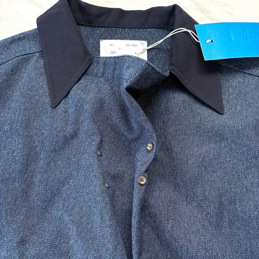 未使用品 24SS Wilsonkaki プルオーバー 46 デニム