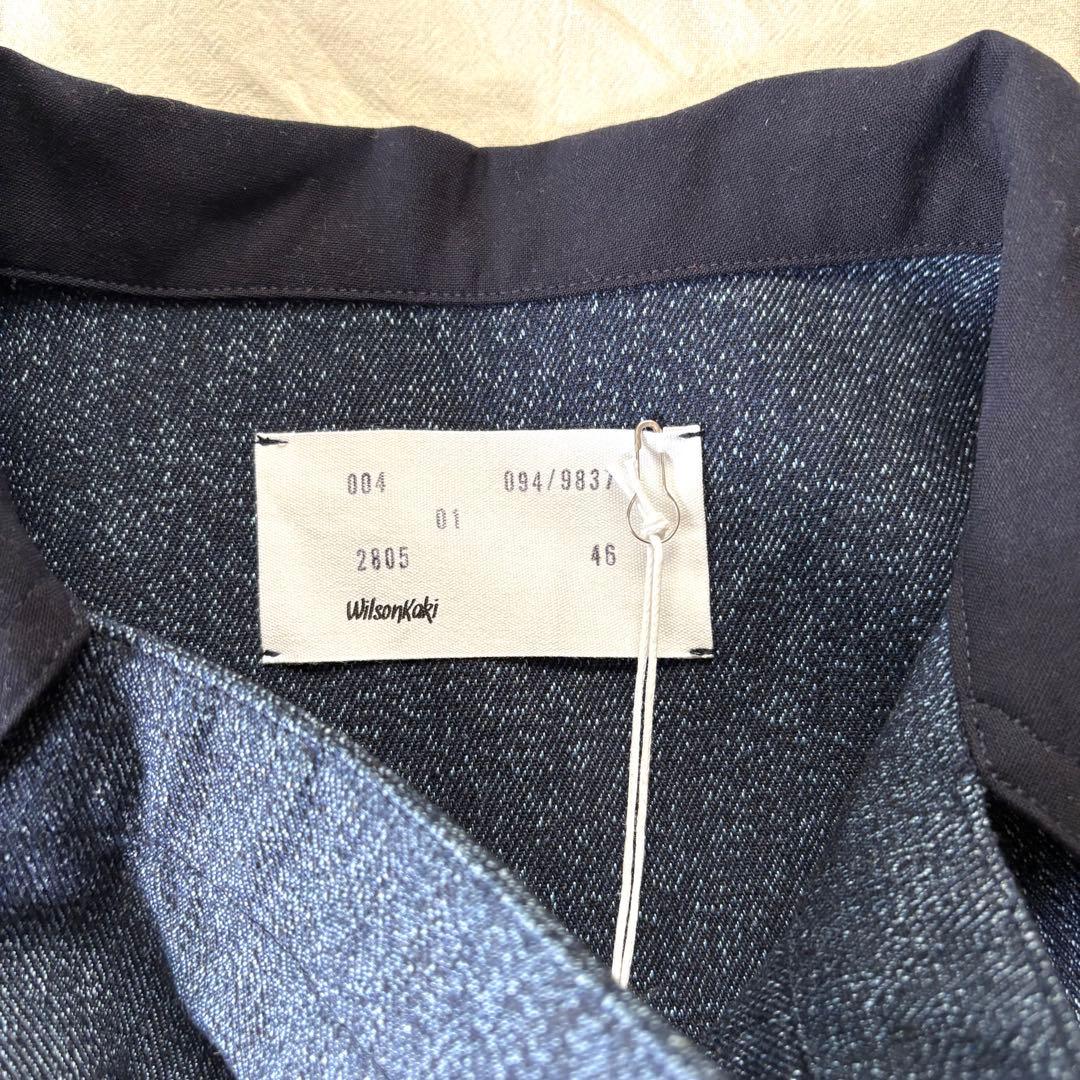 未使用品 24SS Wilsonkaki プルオーバー 46 デニム