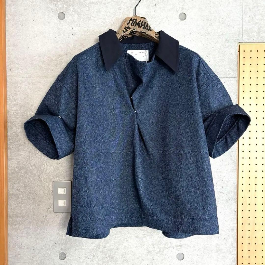 未使用品 24SS Wilsonkaki プルオーバー 46 デニム