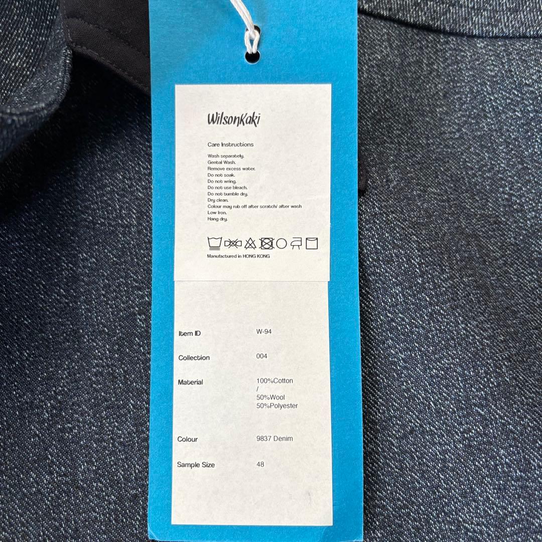 未使用品 24SS Wilsonkaki プルオーバー 46 デニム