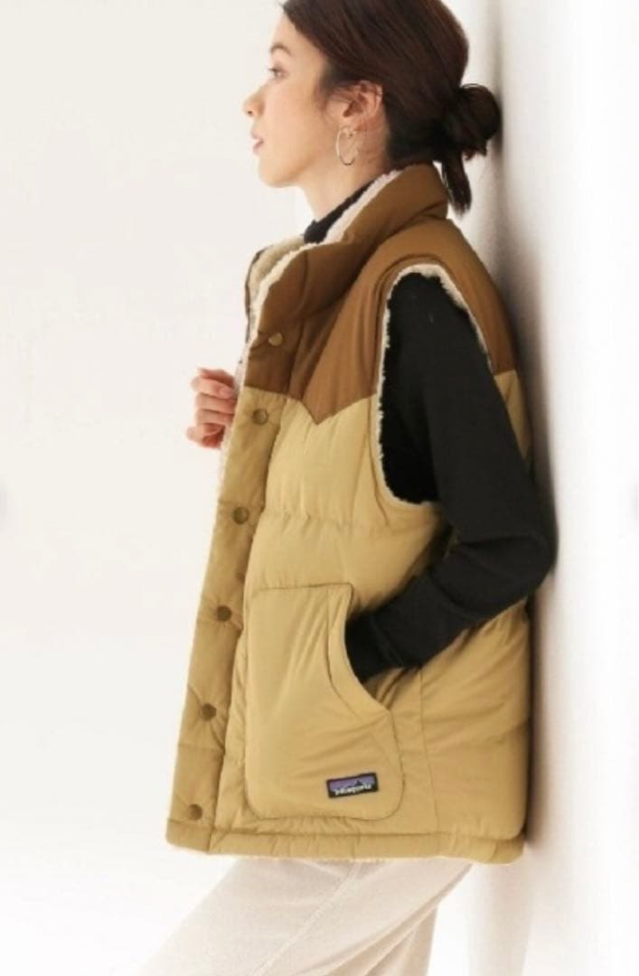 パタゴニア リバーシブル ビビーダウンベストFRAMeWORK購入Sサイズ