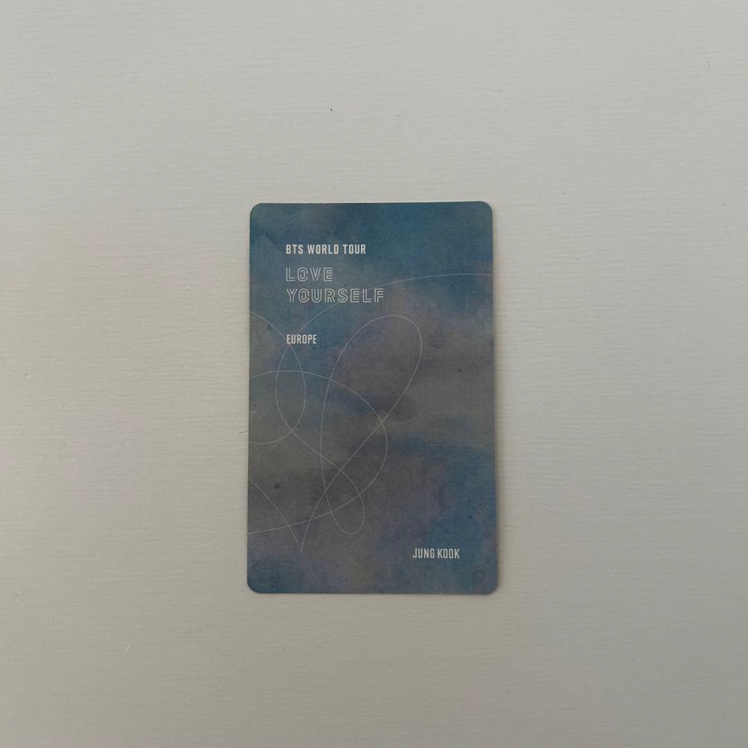 BTS ジョングク　トレカ　ミニフォト EUROPE DVD LYS ヨーロッパ