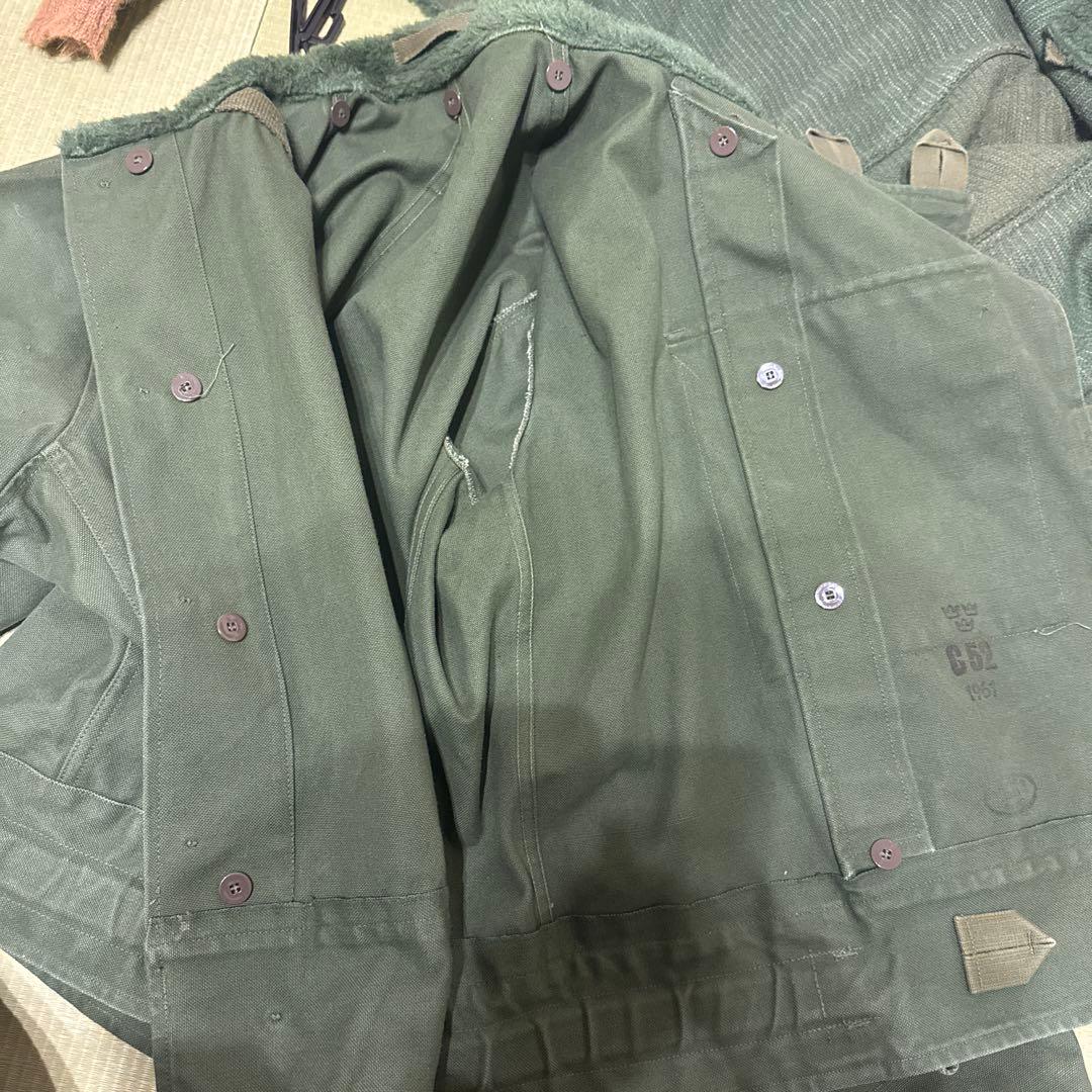 実物　スウェーデン軍　モーターサイクルジャケット　C52