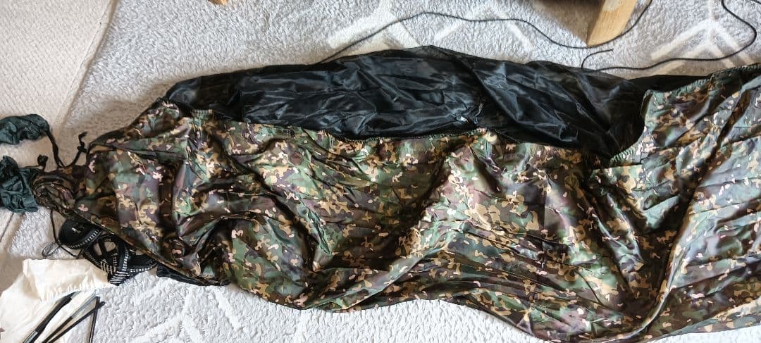 すーちゃん　DD Hammocks 迷彩ハンモックアンダーブランケット