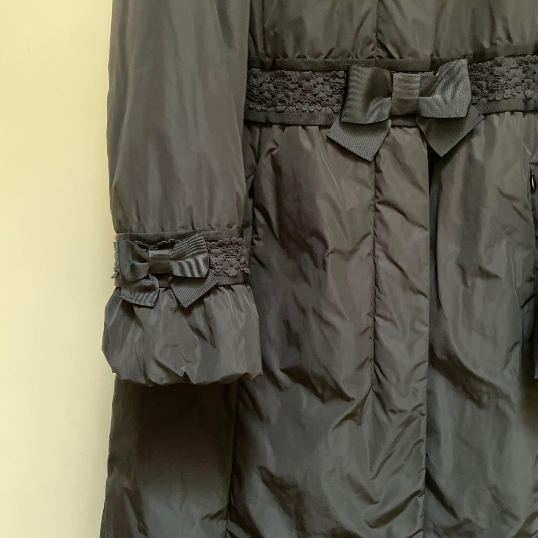 スーパービューティー Super Beauty ダウンロングコート　ブラック