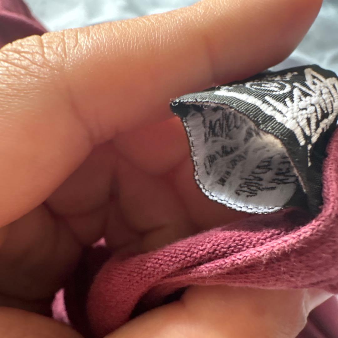 STUSSY 80s パープル　黒タグ　Mサイズ　　 ドラゴン　Tee