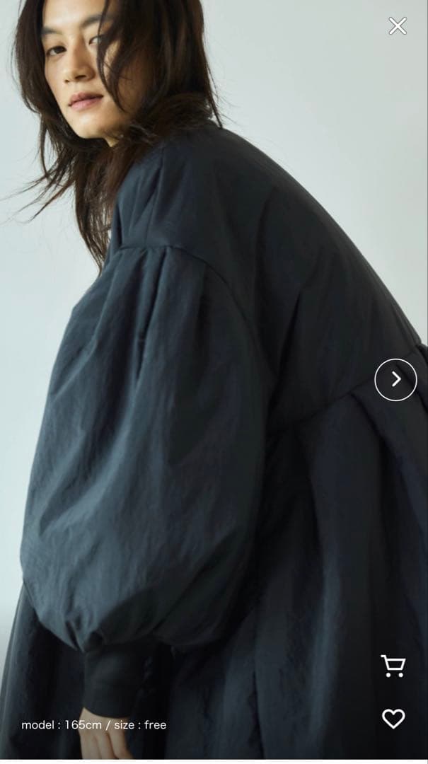 最終値下⭐︎Libra Cue MA-1 モンスターコート　黒