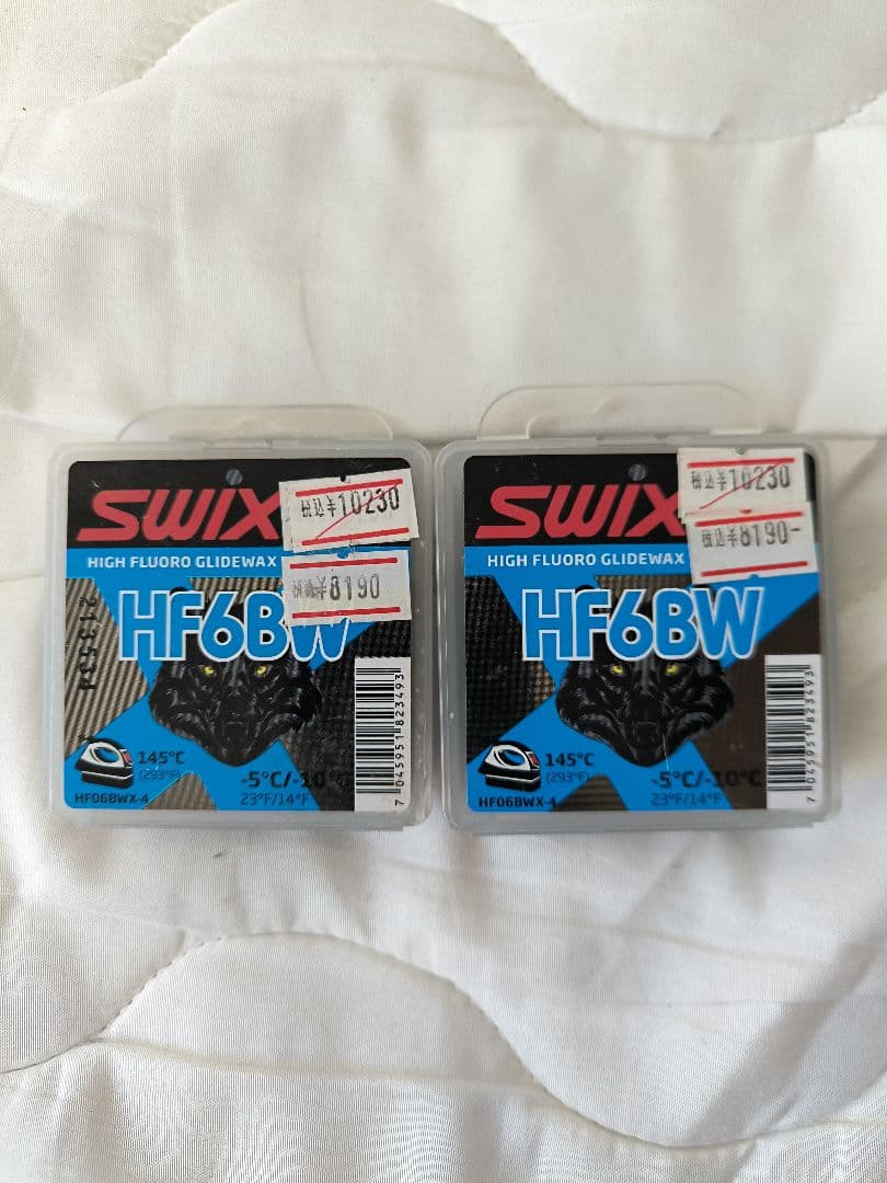 SWIX HF6BW 高フッ素グライドワックス 2個セット