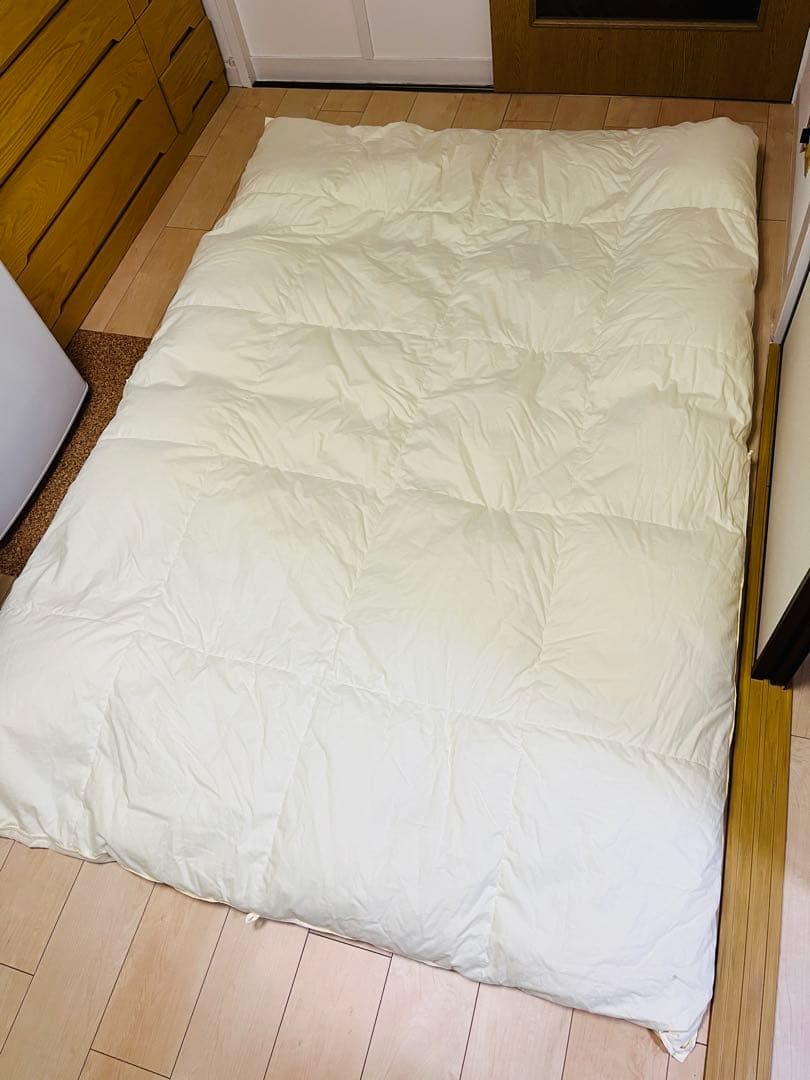 ホワイトマザーグース 羽毛掛け布団 150x210cm