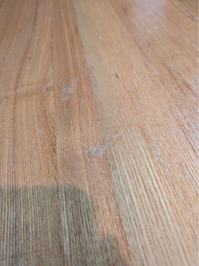 ■送料込■無印良品 木製ローテーブル 引出し タモ センター机デスクダイニング